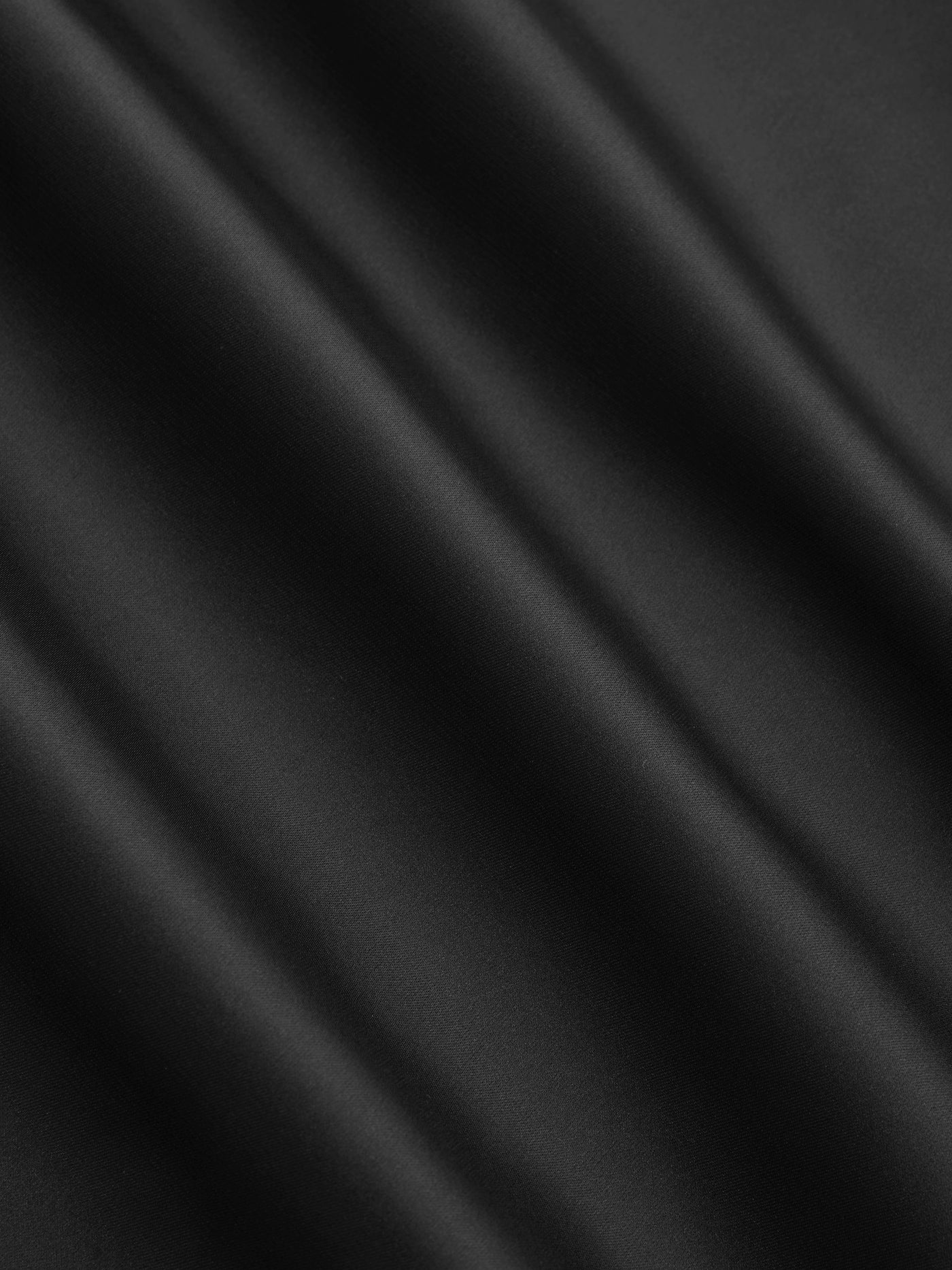 Vestido maxi satinado halter con espalda descubierta - Negro - imagen 3