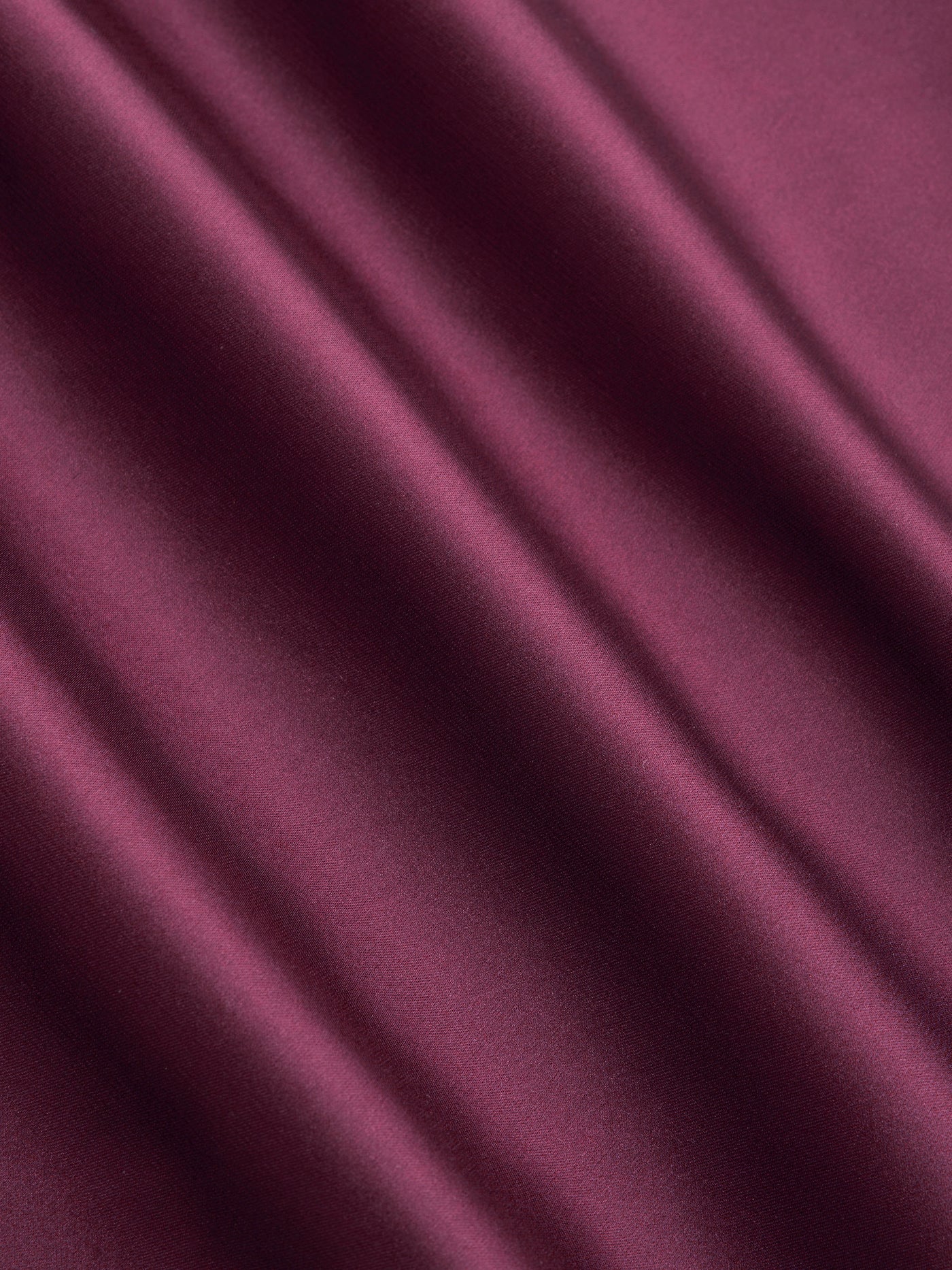 Vestido maxi satinado halter con espalda descubierta - Burdeos - imagen 3