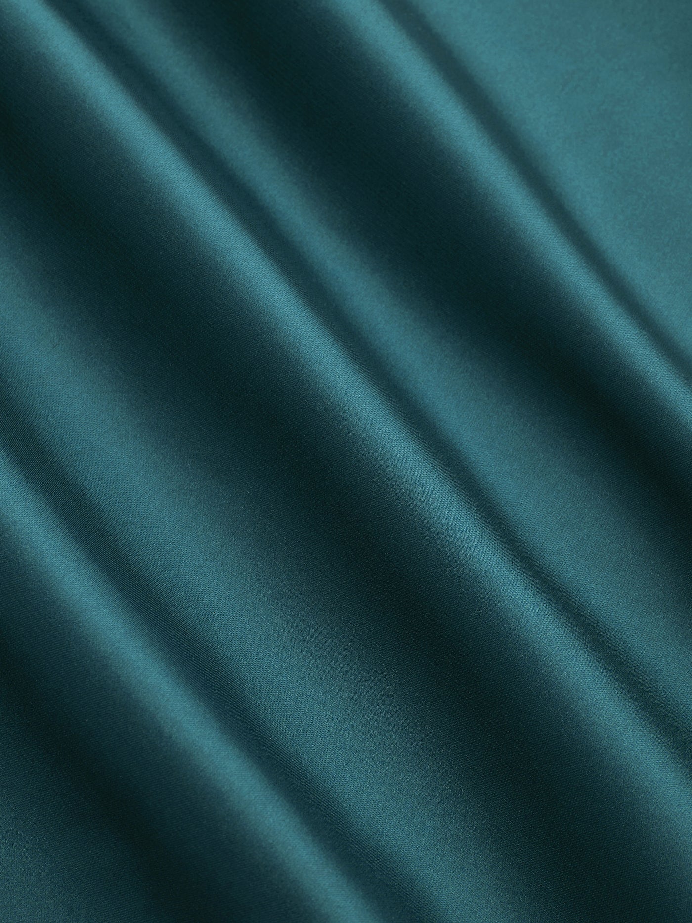 Vestido maxi satinado halter con espalda descubierta - Verde oscuro - imagen 3